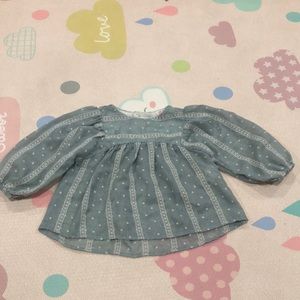 Zara Baby embroidered peasant blouse 9-12 months